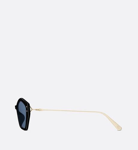 MissDior S1U Lunettes de soleil papillon bleues 